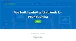 Desktop Screenshot of lcmwebdesign.ca