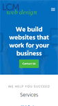 Mobile Screenshot of lcmwebdesign.ca